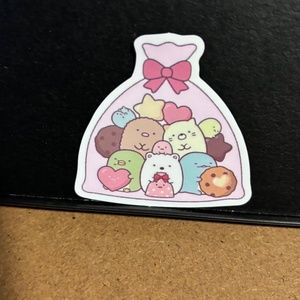 CANDY BAG OF CARTOON CRITTERS STICKER